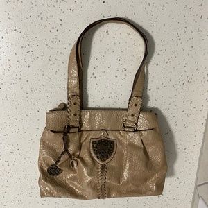 Nicole Vintage Leather Tan Shoulder Bag